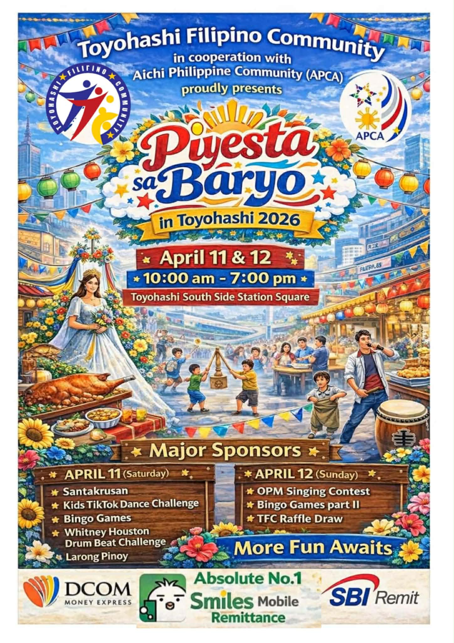 Piyesta sa Baryo in Toyohashi (フィリピンフェスティバル2026）